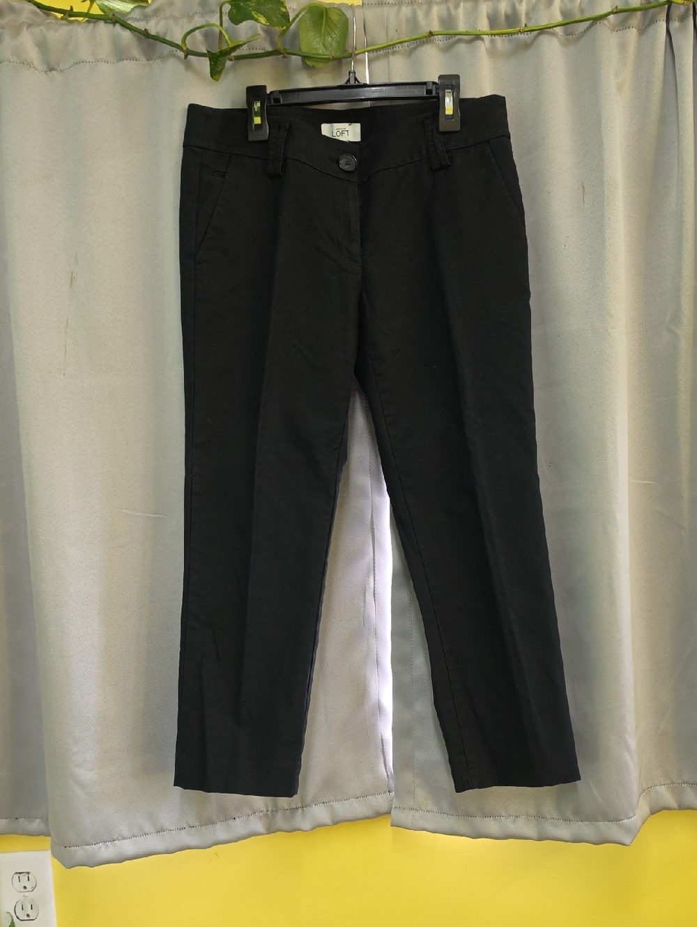 LOFT Black Womens Dress Pants